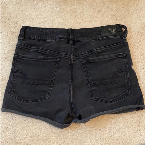 Black high rise shorts - Picture 5 of 8